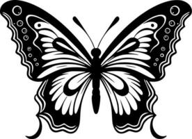 borboletas, minimalista e simples silhueta - vetor ilustração