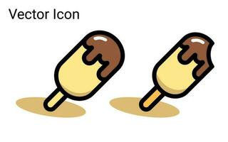 design de ícone de sorvete vetor