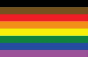 amor é amor, lgbt bandeira, arco Iris cor amor símbolo, orgulho mês dentro junho, vetor ilustração.