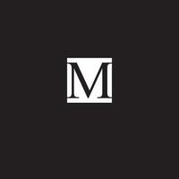 m logotipo ícone Projeto modelo elementos vetor
