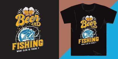 desenhos de camisetas de pesca vetor