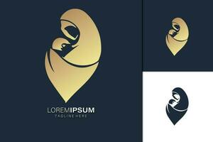 dourado logotipo conjunto Projeto vetor