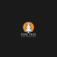 pinho árvore logotipo vetor