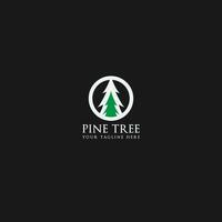 pinho árvore logotipo vetor