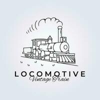 Hogwarts expressar, locomotiva vintage trem logotipo vetor ilustração Projeto