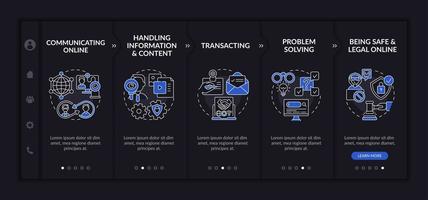 modelo de vetor de integração de habilidades digitais essenciais