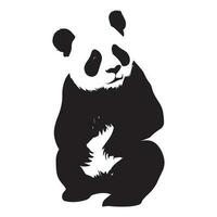 panda vetor ilustração, Urso vetor linha arte ilustração, Urso vetor silhueta