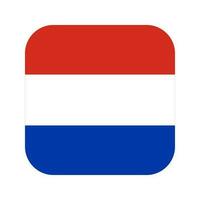 ilustração simples da bandeira do paraguai para o dia da independência ou eleição vetor