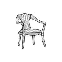 cadeira logotipo isolado placa vetor criativo projeto, gráfico elemento ilustração modelo Projeto.
