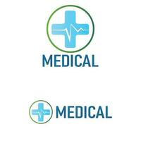 médico logotipo Projeto livre vetor