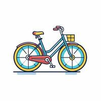 bicicleta ícone Projeto bicicleta ilustração veículo desenho animado vetor gráfico