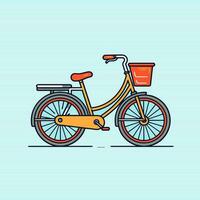 bicicleta ícone Projeto bicicleta ilustração veículo desenho animado vetor gráfico