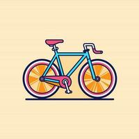 bicicleta ícone Projeto bicicleta ilustração veículo desenho animado vetor gráfico