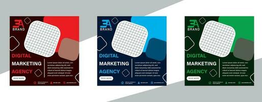 digital marketing bandeira - bandeira vetor