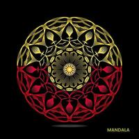 mandala modelo para têxtil vetor