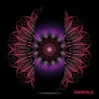 mandala modelo para têxtil para impressão pronto vetor