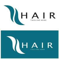 logotipo de tratamento de cabelo logotipo de transplante de cabelo, ilustração de design de imagem vetorial de logotipo de remoção vetor