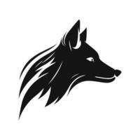 Lobo vetor logotipo, Lobo ilustração, Lobo Preto logotipo, animal logotipo, vetor logotipo