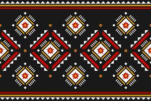 arte de padrão tribal de tapete. padrão geométrico étnico sem costura tradicional. estilo americano, mexicano. vetor