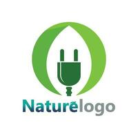 vetor de design de logotipo de folha para modelo de símbolo de natureza editável, ícone de vetor de elemento de natureza de ecologia de logotipo de folha verde.