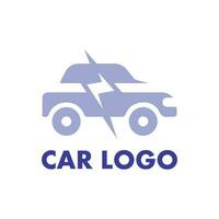 design de logotipo de carro automático com silhueta de ícone de veículo de carro esportivo conceito. Modelo de design de ilustração vetorial. vetor