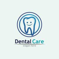 ilustração em vetor modelo logotipo dental