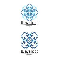 aplicativo de ícones do modelo de logotipo e símbolos da praia vetor