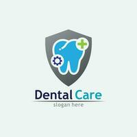 ilustração em vetor modelo logotipo dental