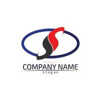 design de logotipo s de carta corporativa de negócios design de vetor