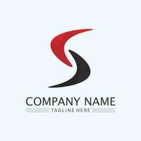 vetor de design de logotipo s de carta corporativa de negócios.