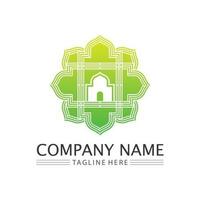 islâmico ícone e Ramadhan logotipo Projeto vetor gráfico placa