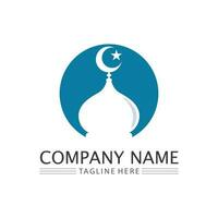 islâmico ícone e Ramadhan logotipo Projeto vetor gráfico placa