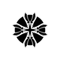 ícone de tatuagem étnica tribal ilustração vetorial logotipo vetor