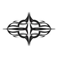 ícone de tatuagem étnica tribal ilustração vetorial logotipo vetor