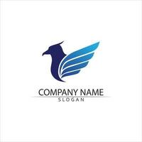 falcon logo template vector