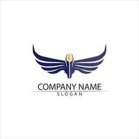 falcon logo template vector