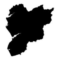 meirionnydd mapa, distrito do País de Gales. vetor ilustração.
