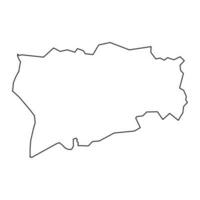 antrim e newtownabbey mapa, administrativo distrito do norte Irlanda. vetor ilustração.