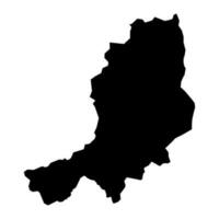 meio ulster mapa, administrativo distrito do norte Irlanda. vetor ilustração.
