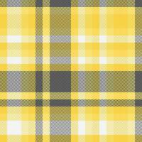 tecido xadrez textura do têxtil desatado vetor com uma tartan Verifica padronizar fundo.