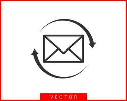 envelope ícones carta. envolver ícone vetor modelo. enviar símbolo elemento. enviando rótulo para rede ou impressão Projeto.