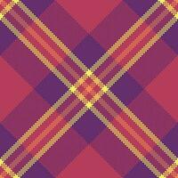 desatado tartan têxtil do fundo tecido Verifica com uma xadrez vetor padronizar textura.