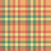 têxtil padronizar tecido do textura Verifica vetor com uma desatado xadrez tartan fundo.