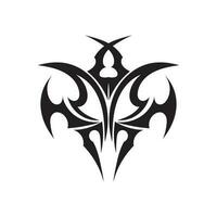 ícone de tatuagem étnica tribal ilustração vetorial logotipo vetor