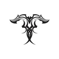 ícone de tatuagem étnica tribal ilustração vetorial logotipo vetor