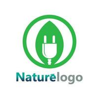 vetor de design de logotipo de folha para modelo de símbolo de natureza editável, ícone de vetor de elemento de natureza de ecologia de logotipo de folha verde.