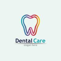 ilustração em vetor modelo logotipo dental