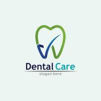 ilustração em vetor modelo logotipo dental