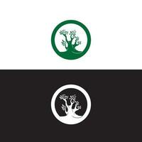 árvore folha vetor design logotipo conceito ecológico