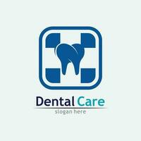 ilustração em vetor modelo logotipo dental